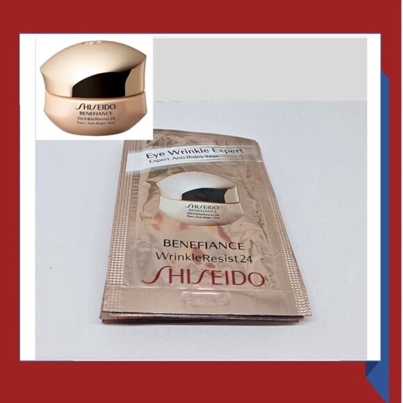 3X Shiseido Benefiance WrinkleResist24 Intensive Eye Contour Cream Sample 1ml - Picture 1 of 4